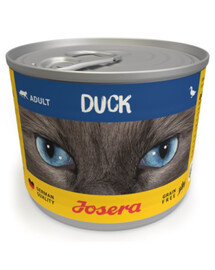 JOSERA Cat Kachní vlhké krmivo pro kočky, konzerva 200g