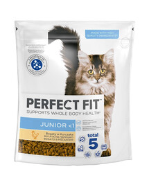 PERFECT FIT (Junior) 750 g Bohaté na kuře - suché krmivo pro koťata