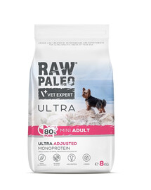RAW PALEO Ultra Pork Mini Adult 8kg pro dospělé psy malých plemen vepřové