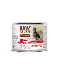RAW PALEO Beef Rabbit Adult 200g Mokré krmivo pro hovězí a králičí maso pro psy