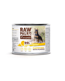 RAW PALEO Turkey&Cod Adult 200g Mokré krmivo pro psy s krůtou a treskou