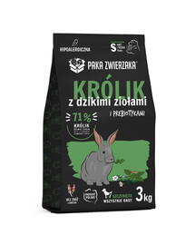 PAKA ZWIERZAKA Seventh Heaven Suché krmivo Rabbit s divokými bylinkami pro štěňata S 3kg