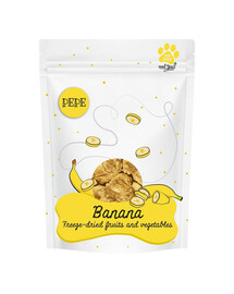 PAKA ZWIERZAKA PEPE Freeze-dried Lyofilizovaný banán pro psy 20 g