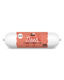 PAKA ZWIERZAKA PEPE Meat Snack Jelení klobása pro psy 200g