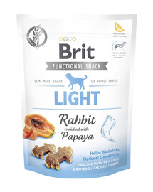 BRIT Care dog Functional snack light rabbit 150g nízkokalorická pochoutka s králíkem