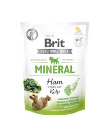 BRIT Care Dog Functional Snack Mineral Ham 150g pochoutka se šunkou a řasami pro štěňata