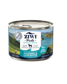 ZIWIPEAK Dog Original Series Mokré krmivo pro psy makrely a jehněčího 170g