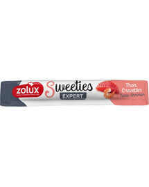 ZOLUX Krémová pamlsek pro kočky SWEETIES s tuňákem a krevetami 14 g