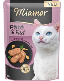 MIAMOR Pate and Filet with Duck kousky kachního filé 85 g