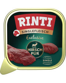RINTI Singlefleisch Exclusive Venison Pure monoproteinové krmivo se zvěřinou 150 g