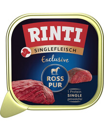 RINTI Singlefleisch Exclusive Horse Pure monoproteinové krmivo s koňským masem 150 g