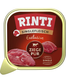 RINTI Singlefleisch Exclusive Goat Pure monoproteinové krmivo s kozím masem 150 g