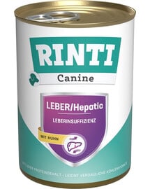 RINTI Canine Liver/Hepatic Chicken s kuřecím masem 400 g