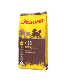 JOSERA Kids 12,5kg + Meatlovers 400g & Denties 180g ZDARMA