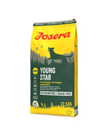 JOSERA YoungStar 12,5kg + Meatlovers 400g & Denties 180g ZDARMA