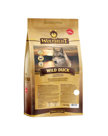 WOLFSBLUT Wild Duck Active suché krmivo pro aktivní psy s kachnou a bramborami 12,5 kg