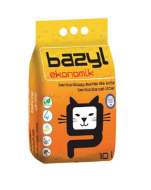 BAZYL Ekonomik 10 L přírodní bentonitová stelivo pro kočky