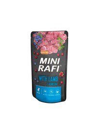 RAFI Mini mokré krmivo s jehněčím pro psy malých plemen 150 g