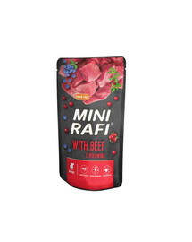 RAFI Mini mokré krmivo s hovězím masem pro psy malých plemen 150 g