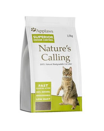 APPLAWS Nature's Calling Cat Litter 2.7 kg přírodní stelivo pro kočky