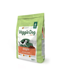 GREEN PETFOOD VeggieDog Origin s červenou čočkou 10 kg