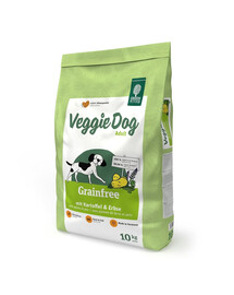 GREEN PETFOOD VeggieDog Grainfree s bramborami a hráškem 10 kg