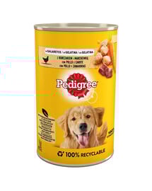 Pedigree Full Life s kuřecím a karotkou 400 g v želé