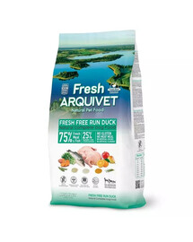 ARQUIVET Fresh Polovlhčené krmivo pro psy s kachnou a mořskými rybami 10 kg