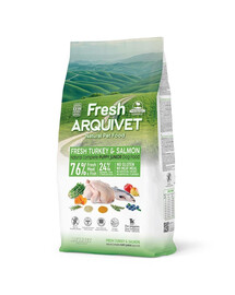 ARQUIVET Fresh Puppy Junior Polo-vlhké krmivo pro štěňata s krůtou a lososem 10 kg