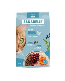 SANABELLE Kitten Kuře 8 kg pro koťata a březí a kojící kočky