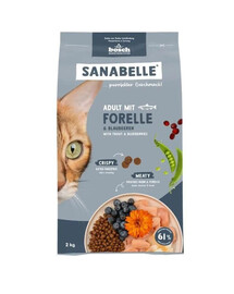 SANABELLE Adult Pstrąg 2 kg pro dospělé kočky