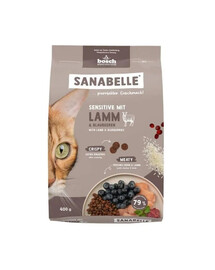 SANABELLE Sensitive Jehněčí 400 g pro kočky s citlivým trávicím traktem