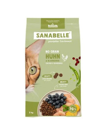 SANABELLE No Grain Kuřecí krmivo pro kočky 2 kg bez obilovin