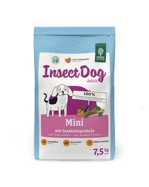 GREEN PETFOOD InsectDog Mini 7,5 kg krmivo s hmyzem pro malé psy