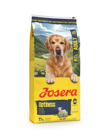 JOSERA Adult Optiness 12,5kg pro psy středních a velkých plemen s jehněčím masem a rýží a velkými granulemi