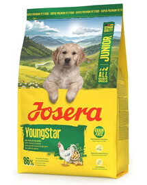 JOSERA YoungStar 3kg krmivo pro štěňata bez obilovin