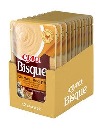 INABA CIAO Bisque Krémová kuřecí polévka 12x40g