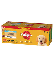 PEDIGREE Junior Výběr příchutí kapsiček 40x100 g