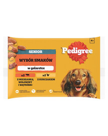 PEDIGREE Senior Výběr příchutí kapsiček 4x100 g
