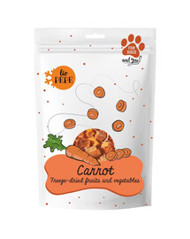 PAKA ZWIERZAKA PEPE Freeze-dried Lyofilizovaná mrkev pro psy 25 g