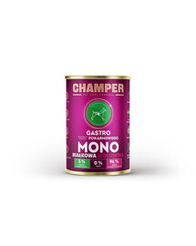 CHAMPER Gastro Hovězí monoproteinové krmivo pro psy 400 g