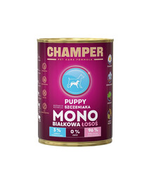 CHAMPER Puppy Monoproteinové krmivo s lososem pro štěňata 400 g