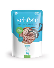 SCHESIR Cat Tuňák v želé pro kočky 85 g
