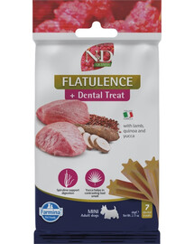 FARMINA N&D Quinoa Dental Treat Flatulence Mini 60 g (7 ks) zubní pamlsky pro psy malých plemen