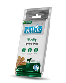 FARMINA Vet Life Dental Treat Obesity Medium/Maxi 100 g (7 ks) zubní pamlsky pro střední a velké psy