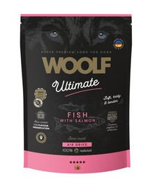 WOOLF Ultimate Soft Adult Dog Fish with Salmon 1 kg Bezobilné polovlhké krmivo s rybami a lososem pro psy