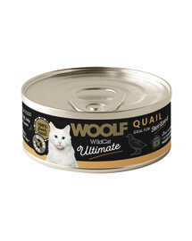WOOLF Wild Cat Ultimate Sterilised Quail Pate 85g křepelčí paštika pro kočky