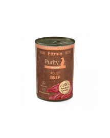FITMIN Purity Adult Dog Beef 400g hovězí maso pro psy