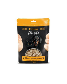 FITMIN For Life Freeze dried chicken 30 g Lyofilizovaný kuřecí pamlsek pro psy a kočky