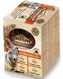 CARNILOVE Meat Pate Multipack Adult kapsičky 4x300g mokré krmivo pro psy